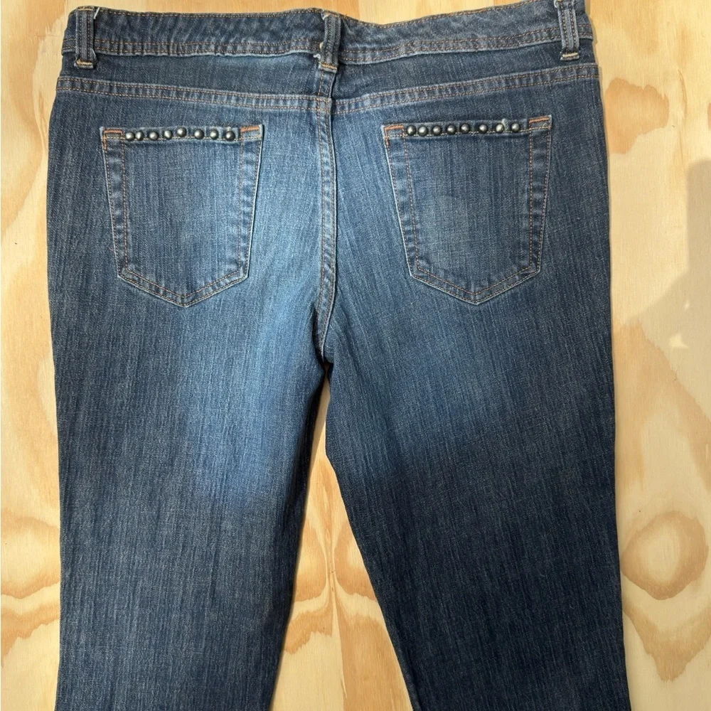 Mossimo Supply  co Low Rise Straight Leg Jeans Women’s Size 13 Blue Denim - Picture 2 of 10